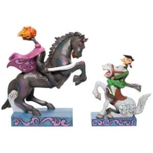 Disney Traditions Headless Horseman and Ichabod Statue by Jim Shore