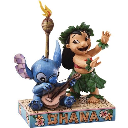 Disney Traditions Lilo & Stitch Ohana Means Family by Jim Shore Statue