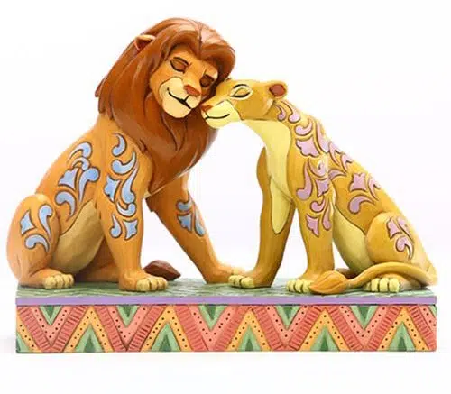 Disney Traditions Lion King Simba and Nala Snuggling Savannah Sweethearts by Jim Shore Statue