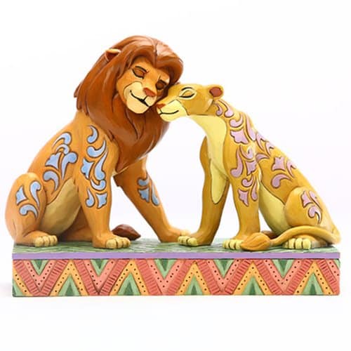 Disney Traditions Lion King Simba and Nala Snuggling Savannah Sweethearts by Jim Shore Statue