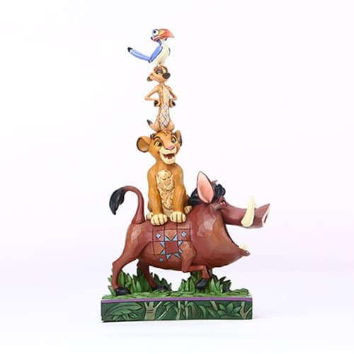 Disney Traditions Lion King Stacked Charaters Balance of Nature by Jim Shore Statue