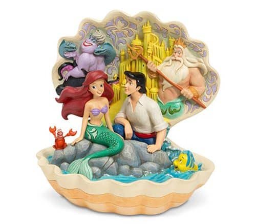Disney Traditions Little Mermaid Seashell Scenario by Jim Shore Statue