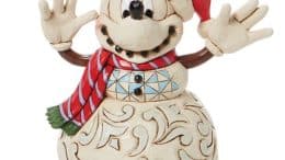 Disney Traditions Mickey Mouse Snowman Snowy Smiles by Jim Shore Statue
