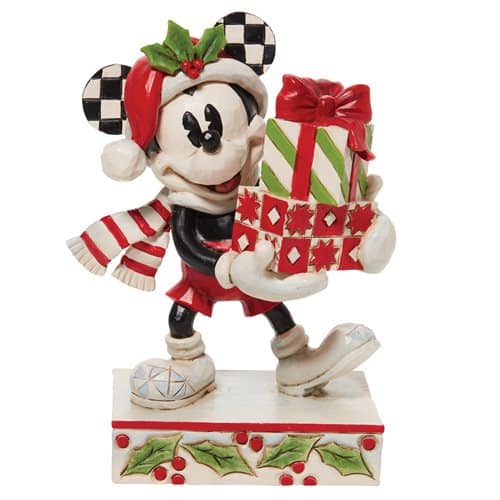 Disney Traditions Mickey Mouse Stacked Presents by Jim Shore Statue