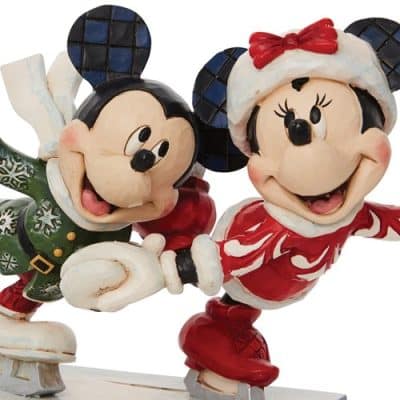 Disney Traditions Minnie Mouse and Mickey Mouse Ice Skating by Jim ...