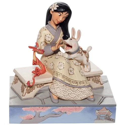 Disney Traditions Mulan White Woodland Honorable Heroine Statue by Jim Shore