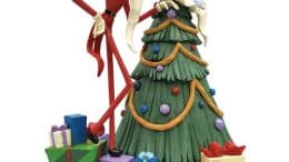 Disney Traditions Nightmare Before Christmas Santa Jack and Zero with Tree Decking the Halls by Jim Shore Statue