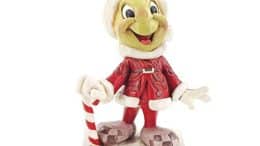 Disney Traditions Pinocchio Jiminy Cricket Santa Be Wise and Be Merry by Jim Shore Statue
