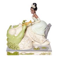 Disney Traditions Princess and the Frog Tiana and Louis White Woodland Bayou Beauty by Jim Shore Statue