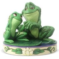 Disney Traditions Princess and the Frog Tiana and Naveen as Frogs Amorous Amphibians by Jim Shore Statue