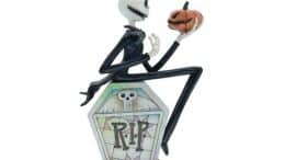 Disney Traditions The Nightmare Before Christmas Jack Skellington on Gravestone by Jim Shore Statue