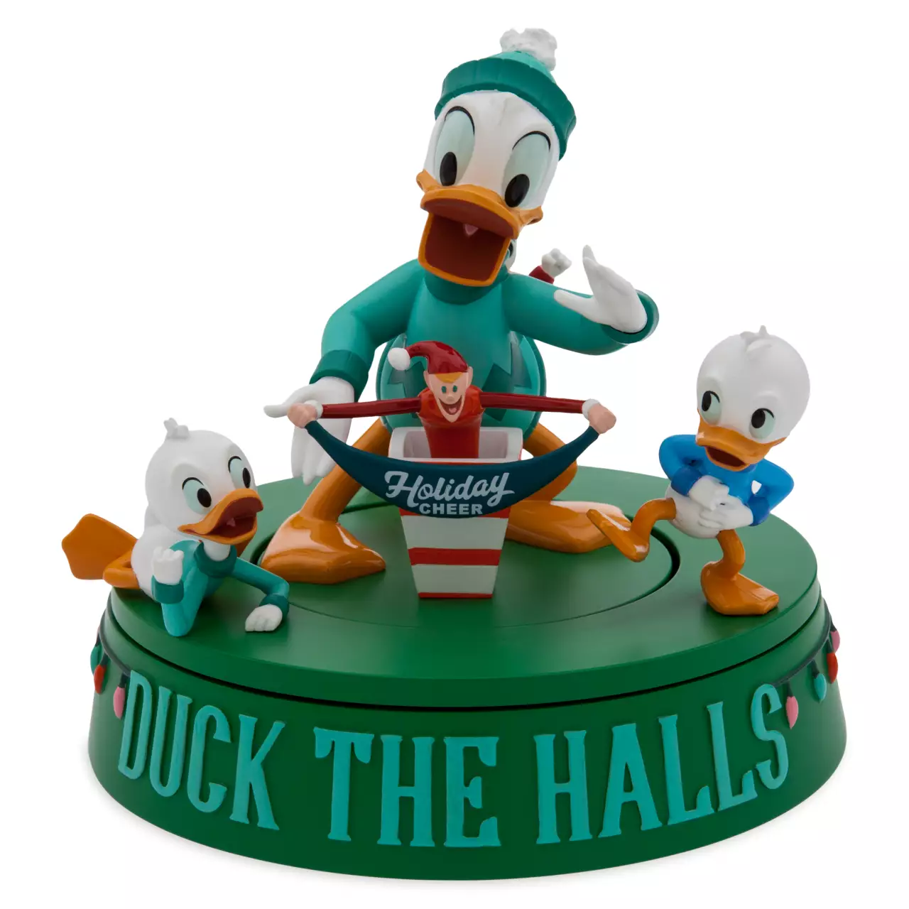 Donald Duck and Nephews Musical Holiday Figure