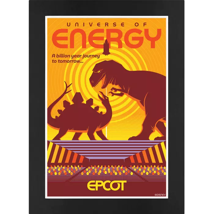 EPCOT Universe of Energy Matted Print