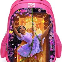 Encanto Kids Backpack Cartoon Anime School Bag Cute Large Capacity Travel Bag Student Bookbag for Boys Girls Teenager