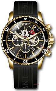 Invicta Disney Limited Edition Mickey Mouse Chronograph Quartz Black Dial Men's Watch