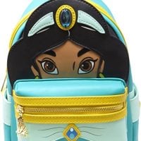 Loungefly Disney Alladin Princess Jasmine Cosplay Womens Double Strap Shoulder Bag Purse