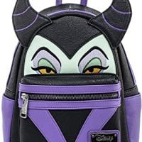 Loungefly Disney Maleficent Faux Leather Cosplay Womens Double Strap Shoulder Bag Purse