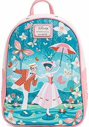 Loungefly Disney Mary Poppins Jolly Holiday Womens Double Strap Shoulder Bag Purse