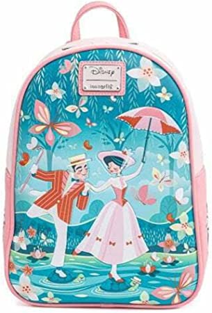 Loungefly Disney Mary Poppins Jolly Holiday Womens Double Strap Shoulder Bag Purse