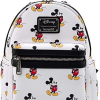 Loungefly Disney Mickey Mouse All Over Print Women’s Double Strap Shoulder Bag Purse