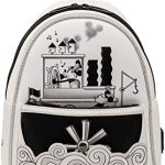 Loungefly Disney Mickey Steamboat Willie Music Cruise Womens Double Strap Shoulder Bag Purse