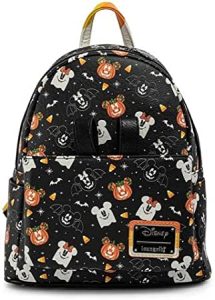Loungefly Disney Mickey and Minnie Spooky Mice Adult Womens Double Strap Shoulder Bag Purse