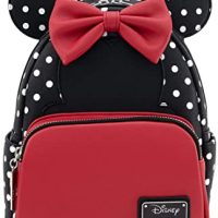 Loungefly Disney Minnie Mouse Polka Dot Womens Double Strap Shoulder Bag Purse