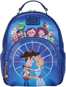 Loungefly Disney Pixar Moment Toy Story Woody Bo Peep Womens Double Strap Shoulder Bag Purse