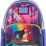 Loungefly Disney Pocohontas Just Around The River Bend Women's Double Strap Shoulder Bag Purse