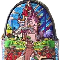 Loungefly Disney Princess Castle Series Belle Women's Double Strap Shoulder Bag Purse