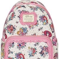 Loungefly Disney Princess Tattoo All Over Print Women's Double Strap Shoulder Bag Purse
