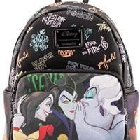 Loungefly Disney Villains Club Womens Double Strap Shoulder Bag Purse