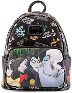 Loungefly Disney Villains Club Womens Double Strap Shoulder Bag Purse