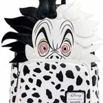 Loungefly Disney Villains Cruella De Vil Spots Cosplay Womens Double Strap Shoulder Bag Purse
