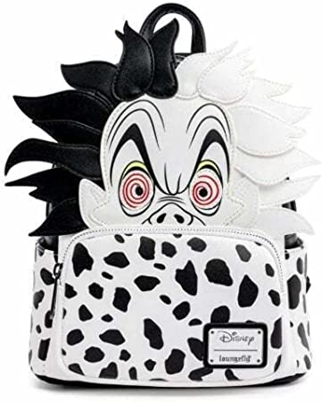 Loungefly Disney Villains Cruella De Vil Spots Cosplay Womens Double Strap Shoulder Bag Purse