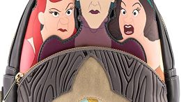 Loungefly Disney Villains Scene Evil Stepmother and Stepsisters Womens Double Strap Shoulder Bag Purse