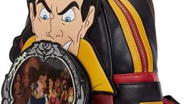 Loungefly Disney Villains Scene Gaston Womens Double Strap Shoulder Bag Purse
