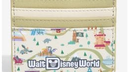 Loungefly Disney Walt Disney World 50th Anniversary Map & Attractions Cardholder