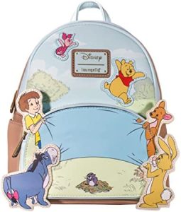 Loungefly Disney Winnie the Poof 95th Anniversay Celebration Toss Womens Double Strap Shoulder Bag Purse