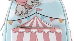 Loungefly Dumbo Flying Circus Tent Mini Backpack