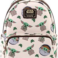 Loungefly Star Wars Baby Yoda The Mandalorian All Over Print Mini Backpack