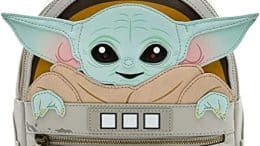 Loungefly Star Wars Baby Yoda The Mandalorian Womens Double Strap Shoulder Bag Purse