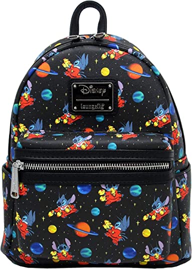 Loungefly x Disney Lilo and Stitch in Space Allover-Print Mini Backpack