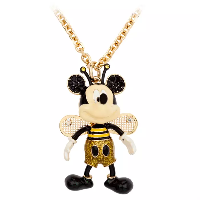 Mickey Mouse Bee Necklace by Betsey Johnson