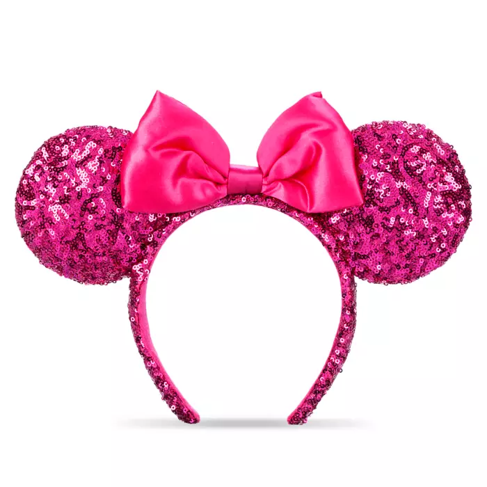 Minnie Mouse Magenta Sequin Ears