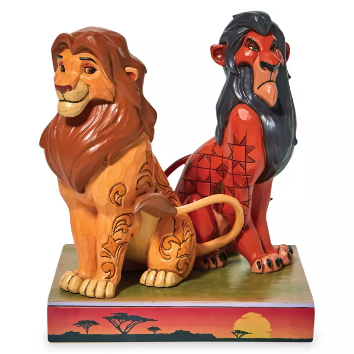Simba and Scar ”Proud and Petulant” Figure by Jim Shore – The Lion King