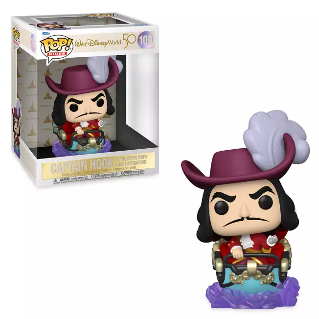 Captain Hook at the Peter Pan's Flight Attraction Funko Pop!
