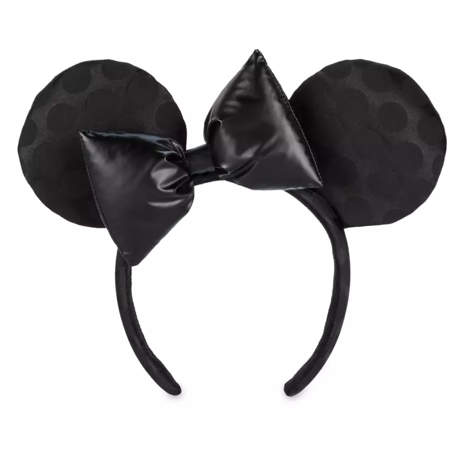 Minnie Mouse Ears – Black on Black