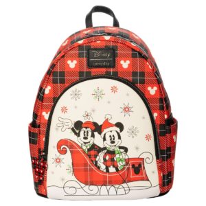 Disney Holiday Mickey Mouse and Minnie Mouse Mini-Backpack