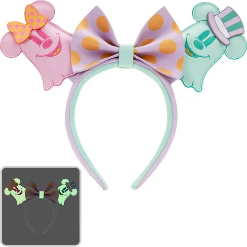Disney Pastel Ghost Minnie and Mickey Glow-in-the-Dark Ears